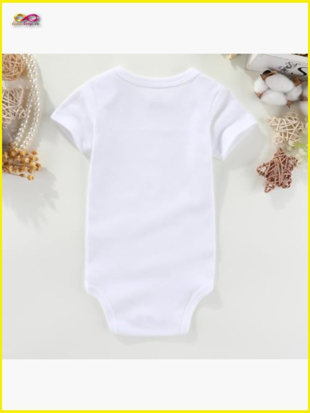 Funny Graphic Baby Bodysuit Unisex Short Sleeve Snap Closure Infant Gift - Picture 7 of 7